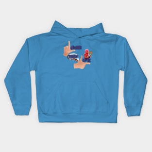 Smash Ventura,Larger Than Life ver 2 Kids Hoodie